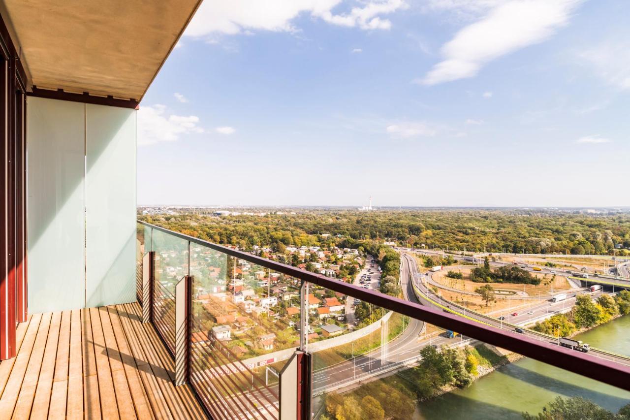 Triiiple Tower Dream Apartments With Rooftop-Summer-Pool Vídeň Exteriér fotografie
